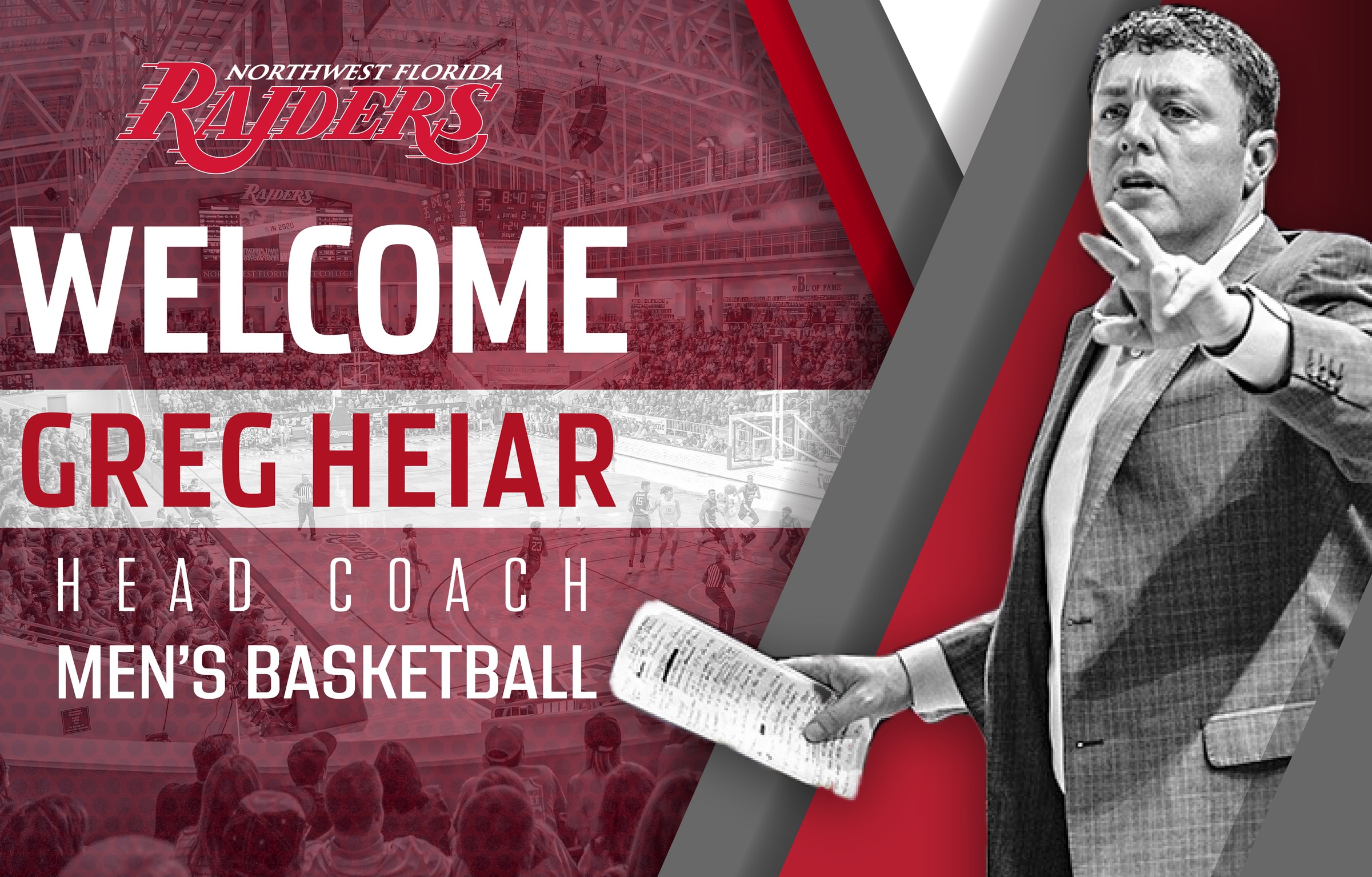 Northwest Florida State Names Greg Heiar Head Men’s Basketball Coach